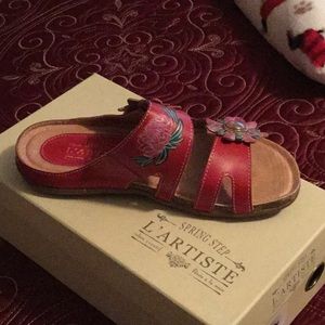 L’Artiste Spring Step  Sandal  Red size 37